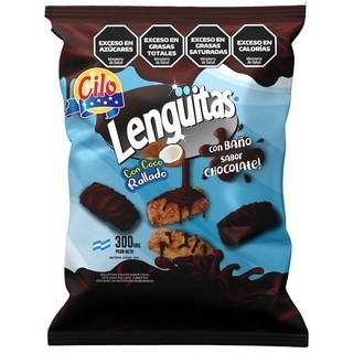 Galletitas lengüitas bañadas de coco 150gr. ( 32 ) CI1414
