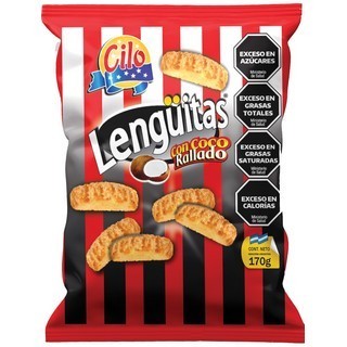 Galletitas lengüitas coco 170gr. ( 24 ) CI1516