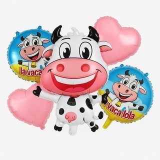 Globo x 5ps. Vaca lola NC6342