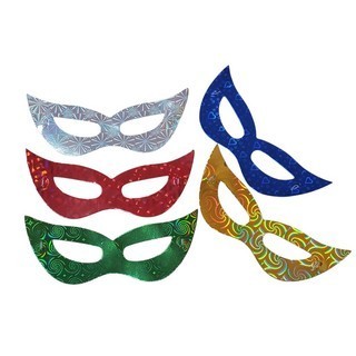 Antifaz holográfico x 10u. NC6512 ( 20% Dto x 12u. )